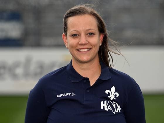 08 07 2025, xjhx, Football 2 Bundesliga, SV Darmstadt 98 photo session season 2025 26, Physiotherapist Katrin Herbig SV Darmstadt 98 2 BL portrait session 2025 2026 Darmstadt