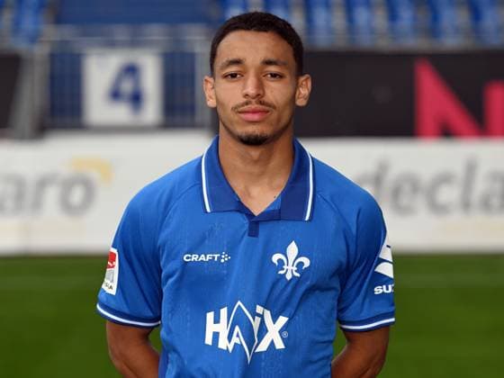 08 07 2025, xjhx, Football 2 Bundesliga, SV Darmstadt 98 photo appointment season 2025 26, Othmane El Idrissi SV Darmstadt 98 2 BL portrait appointment 2025 2026 Darmstadt