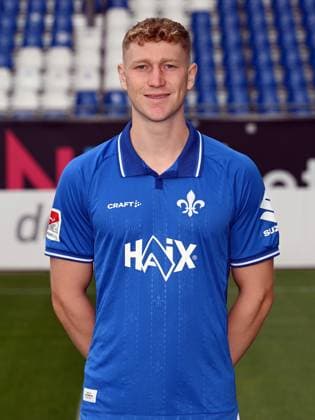 08 07 2025, xjhx, Football 2 Bundesliga, SV Darmstadt 98 photo appointment season 2025 26, Clemens Riedel SV Darmstadt 98 2 BL portrait appointment 2025 2026 Darmstadt