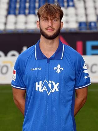 08 07 2025, xjhx, Football 2 Bundesliga, SV Darmstadt 98 photo appointment season 2025 26, Killian Corredor SV Darmstadt 98 2 BL portrait appointment 2025 2026 Darmstadt