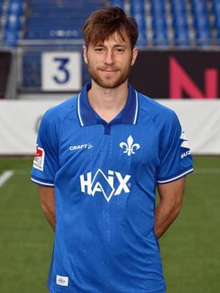 08 07 2025, xjhx, Football 2 Bundesliga, SV Darmstadt 98 photo appointment season 2025 26, Matthias Bader SV Darmstadt 98 2 BL portrait appointment 2025 2026 Darmstadt