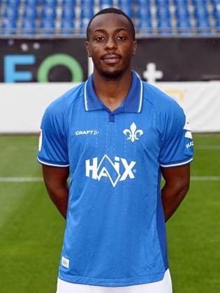 08 07 2025, xjhx, Football 2 Bundesliga, SV Darmstadt 98 photo appointment season 2025 26, Merveille Papela SV Darmstadt 98 2 BL portrait appointment 2025 2026 Darmstadt