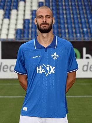 08 07 2025, xjhx, Football 2 Bundesliga, SV Darmstadt 98 photo appointment season 2025 26, Aleksandar Vukotic SV Darmstadt 98 2 BL portrait appointment 2025 2026 Darmstadt