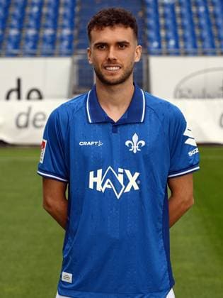 08 07 2025, xjhx, Football 2 Bundesliga, SV Darmstadt 98 photo appointment season 2025 26, Sergio Lopez SV Darmstadt 98 2 BL portrait appointment 2025 2026 Darmstadt