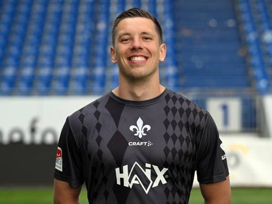 08 07 2025, xjhx, Football 2 Bundesliga, SV Darmstadt 98 photo appointment season 2025 26, Alexander Brunst SV Darmstadt 98 2 BL portrait appointment 2025 2026 Darmstadt