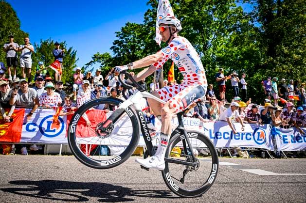 Tour de France 2025 Stage 4 ROUEN, FRANCE - JULY 08 : Wellens Tim (BEL) of UAE Team Emirates - XRG during stage 4 of the 112th edition of Tour de France an UCI World Tour 2.UWT cycling road race stage for Men Elite of 173 km with start in Amiens Metropole and finish in Rouen on July 8, 2025 in Rouen, France, 08 07 2025 ( Motordriver Kenny Verfaillie - Rouen France  Copyright: xJanxDexMeuleneirx