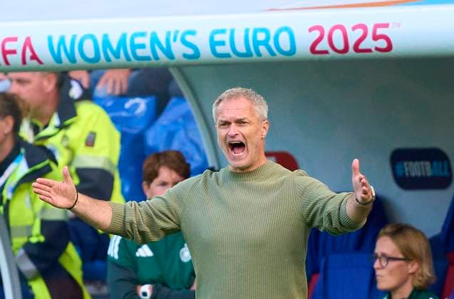 Christian Wück head coach of Team Germany Bundestrainer, Chef- Trainer DFB Frauen, in the football UEFA Women EURO 2025 match GERMANY - DENMARK in Season 2025 2026 at July 8, 2025 in Basel, Switzerland.