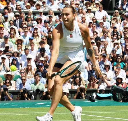 TENNIS - Wimbledon 2025 LONDON,ENGLAND,08.JUL.25 - TENNIS - WTA, Tennis Damen Tour, Wimbledon, Grand Slam. Image shows Aryna Sabalenka (BLR).  GEPAxpictures xAlanxGrieves
