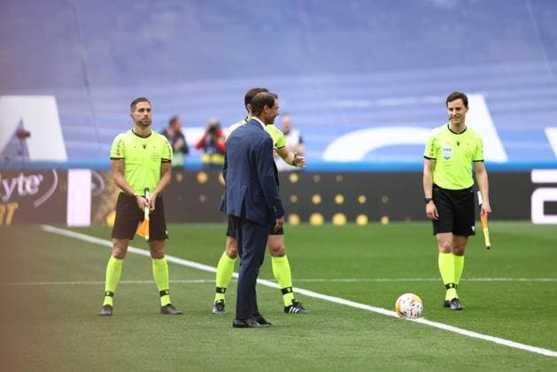 April 30, 2022, MADRID, MADRID, SPAIN: Rafael Nadal, tennis player of Spain, is seen during the spanish league, La Liga Santander, football match played between Real Madrid and RCD Espanyol at Santiago Bernabeu stadium on April 30, 2022. Copyright: xOscarxJ.xBarrosox