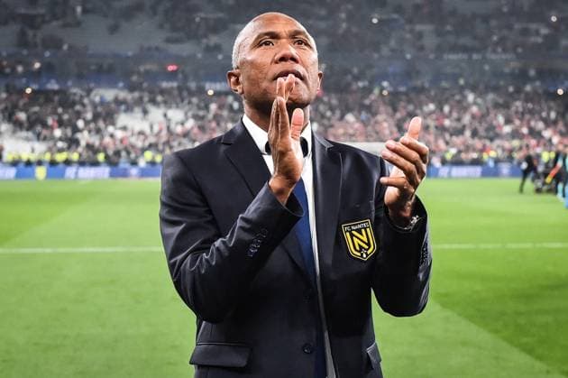May 7, 2022, Saint-Denis, France, France: Antoine KOMBOUARE of Nantes celebrates the victory during the French Cup Final match between OGC Nice and FC Nantes at Stade de France on May 07, 2022 in Saint-Denis near Paris, France. Copyright: xMatthieuxMirvillex