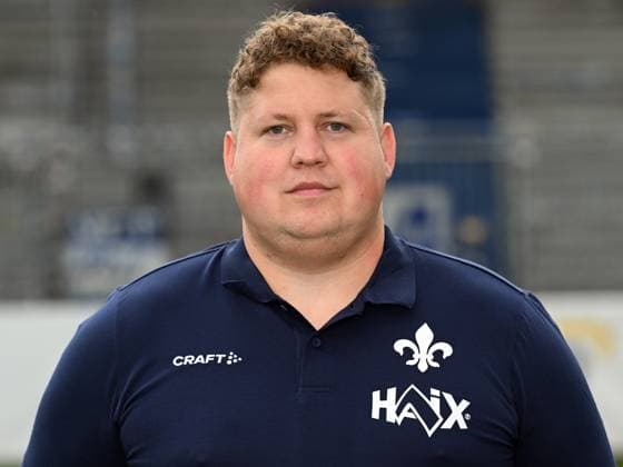 08 07 2025, xjhx, Football 2 Bundesliga, SV Darmstadt 98 photo appointment season 2025 26, Team manager Jonas Nietzel SV Darmstadt 98 2 BL portrait appointment 2025 2026 Darmstadt