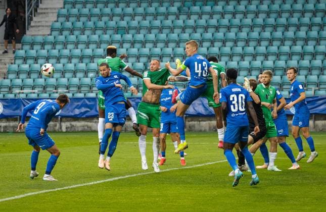 08.07.2025, Tallinn. UEFA Champions League first qualifying round. FCI Levadia VS RFS 0:1. Photo Madis Veltman, Postimees Tallinn Harjumaa Estonia 1MV08JUL25A31  Copyright: xMadisxVeltmanx Footballers