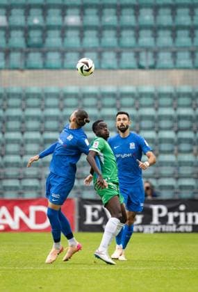 08.07.2025, Tallinn. UEFA Champions League first qualifying round. FCI Levadia VS RFS 0:1. Photo Madis Veltman, Postimees Tallinn Harjumaa Estonia 1MV08JUL25A05  Copyright: xMadisxVeltmanx In the middle Richie Musaba