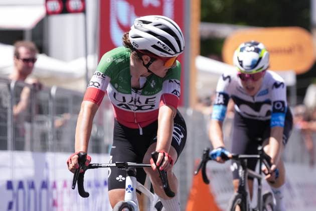 Uae Team Adq™s Longo Borghini Elisa during the 4th stage of the Giro d™Italia Women, from Castello Tesino to Pianezze, Italy Wednesday, July 9, 2025. - cycling .  Copyright: xMassimoxPaolone LaPressex