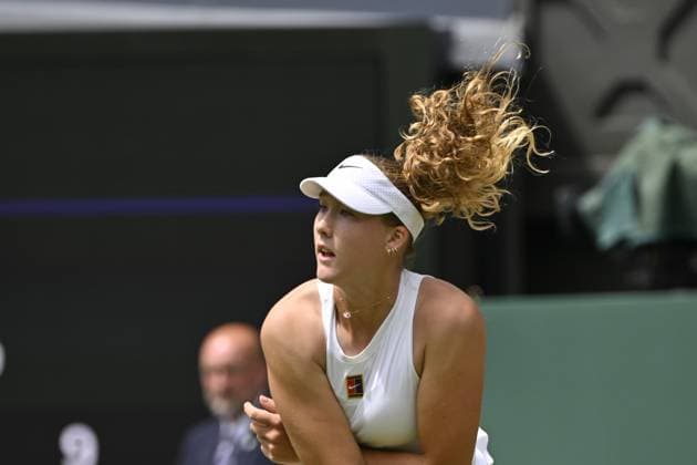 Tennis : Wimbledon -2025 - ITF - Tennis - Wimbledon - ITF - Mirra Andreeva GB  Copyright: xChryslenexCaillaudx xPznewzx