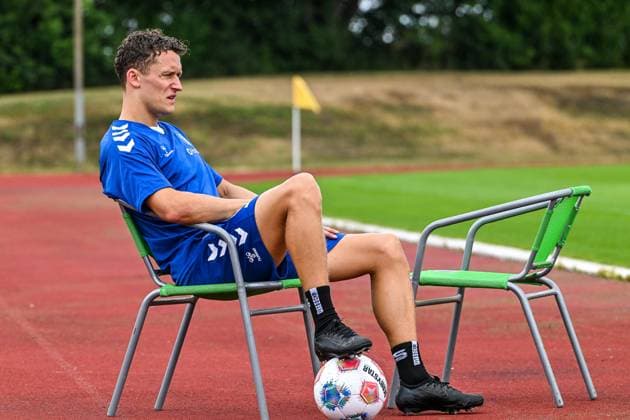 GER, 2 BL, 1 FC Magdeburg, training camp in Bad Wörishofen 09 07 2025, Stadion Am Unteren Hart, Bad Wörishofen, GER, 2 BL, 1 FC Magdeburg, training camp in Bad Wörishofen, in the picture Martijn Kaars Magdeburg, 9 nordphotoxGmbHx xHafner nph00200