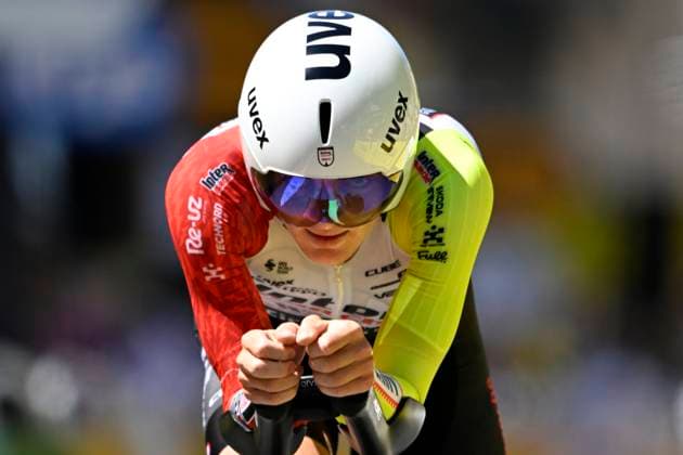 Tour de France 2025 Stage 5 CAEN, FRANCE - JULY 09 : Zimmermann Georg (GER) of Intermarche - Wanty during stage 5 of the 112th edition of Tour de France an UCI World Tour 2.UWT Individual Time Trial stage for Men Elite of 33 km with start in Caen and finish in Caen on July 9, 2025 in Caen, France, 09 07 2025 ( Motordriver Kenny Verfaillie - Caen France  Copyright: xJanxDexMeuleneirx