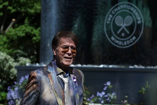 9th July 2025; All England Lawn Tennis and Croquet Club, London, England; Wimbledon Tennis Tournament, Day 10; Cliff Richard arrives at Wimbledon  ActionPlus12811553 JohnxPatrickxFletcher