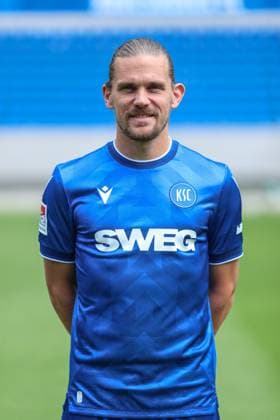 Sebastian Jung Karlsruher SC, 02 , GER, Karlsruher SC KSC, Karlsruhe , Football, 2 Bundesliga, Portaettermin, Spielzeit 2025 2026, 09 07 2025, DFL REGULATIONS PROHIBIT ANY USE OF PHOTOGRAPHS AS IMAGE SEQUENCES AND OR QUASI VIDEO, GER, Karlsruher SC KSC, Karlsruhe , Football, 2 Bundesliga, Portraettermin, Spielzeit 2025 2026, 09 07 2025 Karlsruhe Copyright: xEibner-Pressefoto JanxPrihodax EP_JPA