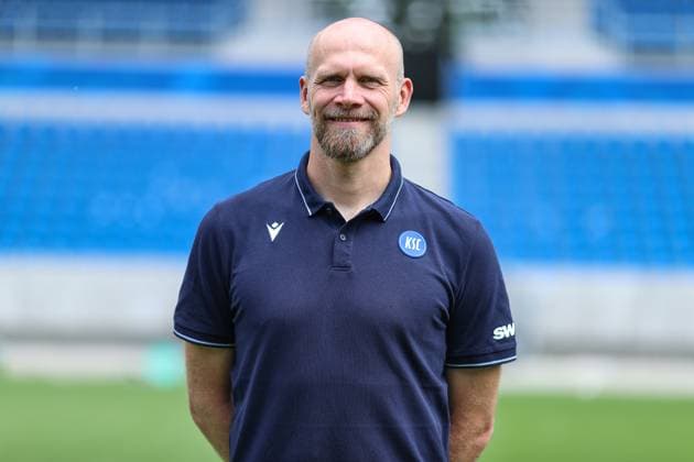 Markus Miller Karlsruher SC, Goalkeeper Coach , GER, Karlsruher SC KSC, Karlsruhe , Football, 2 Bundesliga, Portaettermin, Season 2025 2026, 09 07 2025, DFL REGULATIONS PROHIBIT ANY USE OF PHOTOGRAPHS AS IMAGE SEQUENCES AND OR QUASI VIDEO, GER, Karlsruher SC KSC, Karlsruhe , Football, 2 Bundesliga, Portraettermin, Season 2025 2026, 09 07 2025 Karlsruhe Copyright: xEibner-Pressefoto JanxPrihodax EP_JPA