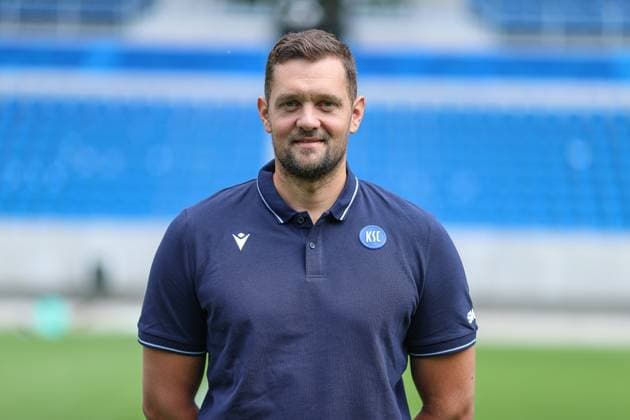 Florian Boeckler Karlsruher SC, GER, Karlsruher SC KSC, Karlsruhe , Football, 2 Bundesliga, Portaettermin, Spielzeit 2025 2026, 09 07 2025, DFL REGULATIONS PROHIBIT ANY USE OF PHOTOGRAPHS AS IMAGE SEQUENCES AND OR QUASI VIDEO, GER, Karlsruher SC KSC, Karlsruhe , Football, 2 Bundesliga, Portraettermin, Spielzeit 2025 2026, 09 07 2025 Karlsruhe Copyright: xEibner-Pressefoto JanxPrihodax EP_JPA