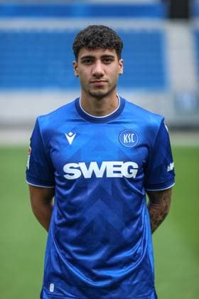 Efe Kaan Sihlaroglu Karlsruher SC, 38 , GER, Karlsruher SC KSC, Karlsruhe , Football, 2 Bundesliga, Portaettermin, Spielzeit 2025 2026, 09 07 2025, DFL REGULATIONS PROHIBIT ANY USE OF PHOTOGRAPHS AS IMAGE SEQUENCES AND OR QUASI VIDEO, GER, Karlsruher SC KSC, Karlsruhe , Football, 2 Bundesliga, Portraettermin, Spielzeit 2025 2026, 09 07 2025 Karlsruhe Copyright: xEibner-Pressefoto JanxPrihodax EP_JPA