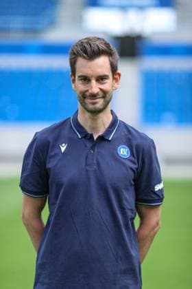 Marius Emnet Karlsruher SC Physiotherapist, GER, Karlsruher SC KSC, Karlsruhe , Football, 2 Bundesliga, Portaettermin, Season 2025 2026, 09 07 2025, DFL REGULATIONS PROHIBIT ANY USE OF PHOTOGRAPHS AS IMAGE SEQUENCES AND OR QUASI VIDEO, GER, Karlsruher SC KSC, Karlsruhe , Football, 2 Bundesliga, Portraettermin, Season 2025 2026, 09 07 2025 Karlsruhe Copyright: xEibner-Pressefoto JanxPrihodax EP_JPA
