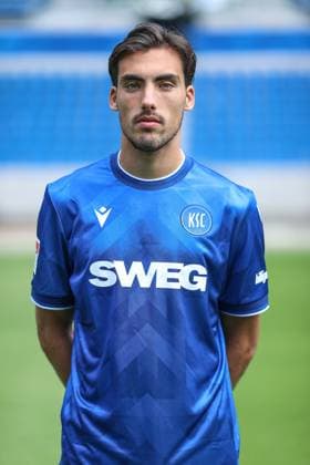 Roko Simic Karlsruher SC, 09 , GER, Karlsruher SC KSC, Karlsruhe , Football, 2 Bundesliga, Portaettermin, Spielzeit 2025 2026, 09 07 2025, DFL REGULATIONS PROHIBIT ANY USE OF PHOTOGRAPHS AS IMAGE SEQUENCES AND OR QUASI VIDEO, GER, Karlsruher SC KSC, Karlsruhe , Football, 2 Bundesliga, Portraettermin, Spielzeit 2025 2026, 09 07 2025 Karlsruhe Copyright: xEibner-Pressefoto JanxPrihodax EP_JPA