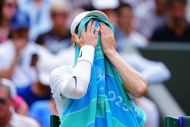 Jannik Sinner during his quarter final match Wimbledon Tennis Championships, Day 10, The All England Lawn Tennis and Croquet Club, London, UK - 09 Jul 2025London The All England Lawn Tennis and United Kingdom  Copyright: xJavierxGarcia Shutterstockx 15389393da