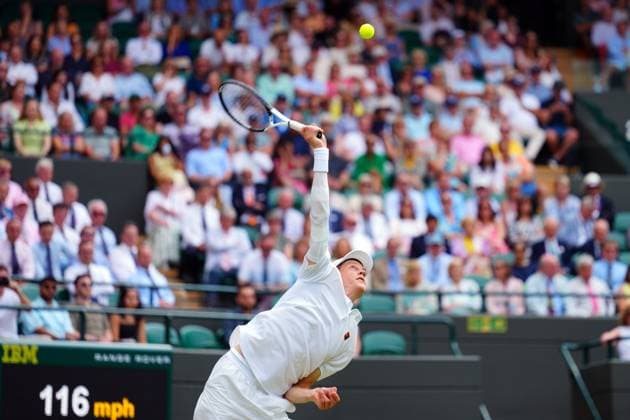 Jannik Sinner during his quarter final match Wimbledon Tennis Championships, Day 10, The All England Lawn Tennis and Croquet Club, London, UK - 09 Jul 2025London The All England Lawn Tennis and United Kingdom  Copyright: xJavierxGarcia Shutterstockx 15389393dw