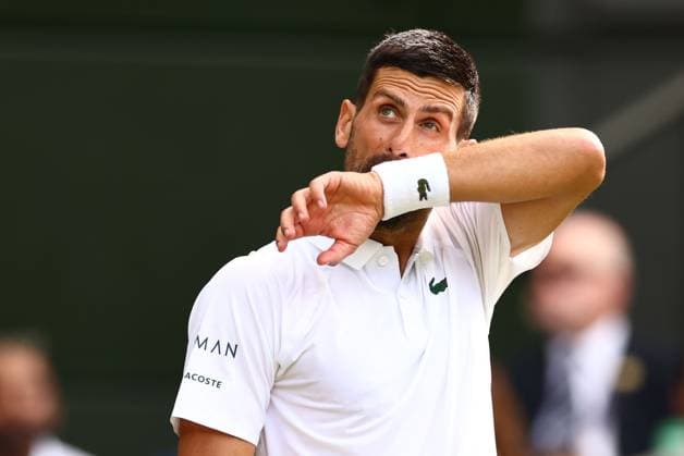Novak Djokovic during his Quarter Final match Wimbledon Tennis Championships, Day 10, The All England Lawn Tennis and Croquet Club, London, UK - 09 Jul 2025London The All England Lawn Tennis and United Kingdom  Copyright: xJamesxMarsh Shutterstockx 15389394da