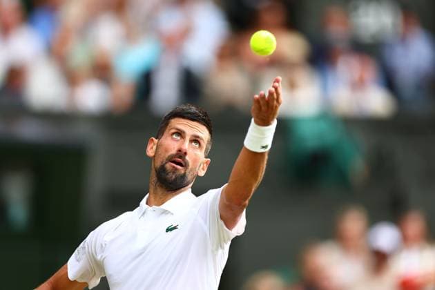 Novak Djokovic during his Quarter Final match Wimbledon Tennis Championships, Day 10, The All England Lawn Tennis and Croquet Club, London, UK - 09 Jul 2025London The All England Lawn Tennis and United Kingdom  Copyright: xJamesxMarsh Shutterstockx 15389394ei