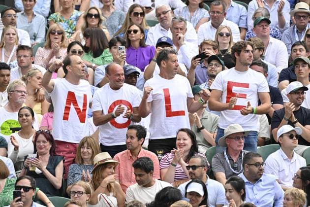 Tennis : Wimbledon -2025 - ITF - Tennis - Wimbledon - ITF - Novak Djokovic - Serbie GB  Copyright: xChryslenexCaillaudx xPznewsx