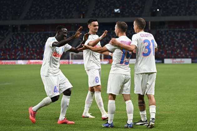 BUCHAREST - UEFA CHAMPIONS LEAGUE - FCSB - INTER CLUB D ESCALDES Marius Stefanescu of FCSB recats after scoring his side third goal during the UEFA Champions League 2025 2026 First qualifying round game between FCSB and Inter Club d Escaldes, Steaua Stadium, July 09, 2025. Imago Images Alex Nicodim Copyright: xAlexxNicodimx