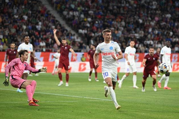BUCHAREST - UEFA CHAMPIONS LEAGUE - FCSB - INTER CLUB D ESCALDES Florin Tanase of FCSB in action during the UEFA Champions League 2025 2026 First qualifying round game between FCSB and Inter Club d Escaldes, Steaua Stadium, July 09, 2025. Imago Images Alex Nicodim Copyright: xAlexxNicodimx