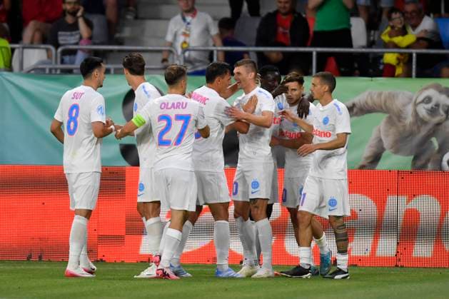 BUCHAREST - UEFA CHAMPIONS LEAGUE - FCSB - INTER CLUB D ESCALDES Dennis Politic in action during the UEFA Champions League 2025 2026 First qualifying round game between FCSB and Inter Club d Escaldes, Steaua Stadium, July 09, 2025. Imago Images Alex Nicodim Copyright: xAlexxNicodimx