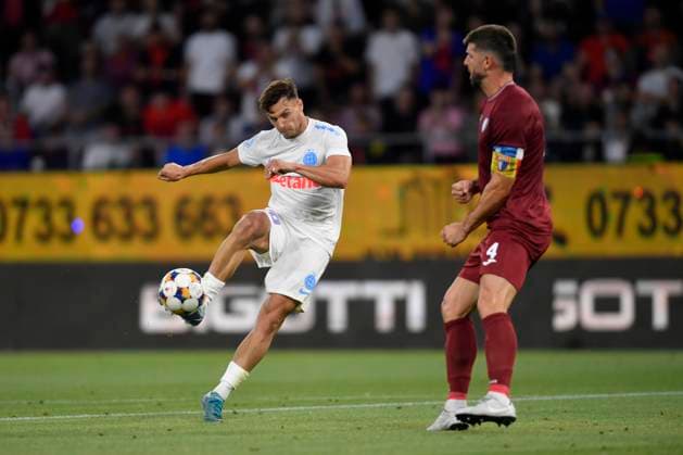 BUCHAREST - UEFA CHAMPIONS LEAGUE - FCSB - INTER CLUB D ESCALDES Dennis Politic in action during the UEFA Champions League 2025 2026 First qualifying round game between FCSB and Inter Club d Escaldes, Steaua Stadium, July 09, 2025. Imago Images Alex Nicodim Copyright: xAlexxNicodimx