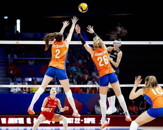 Volleyball, Women, Nations League, Netherlands - Turkey