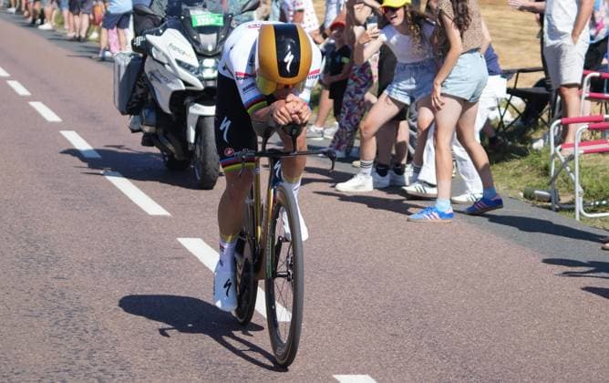 CYCLING - TOUR DE FRANCE 2025 - STAGE 5 Laurent Lairys MAXPPP - EVENEPOEL Remco during the Tour de France 2025, UCI WorldTour cycling event, Stage 5, Individual time-trial, Caen - Caen (33 Km) on 9 July 2025 in Caen, France - Photo Laurent Lairys MAXPPP Caen France  Copyright: xMAXPPPxLaurentxLairysx LLR202507100717 LLR202507100717