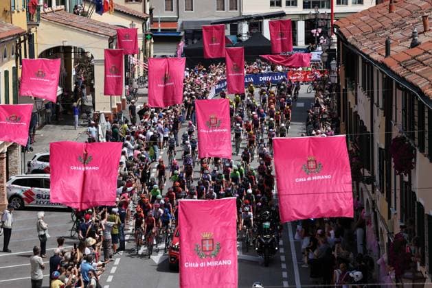 - during the 5th stage of the Giro d™Italia Women, from Mirano to Monselice, Italy Thursday, July 10, 2025. - cycling .  Copyright: xAlessandroxGarofalo LaPressex