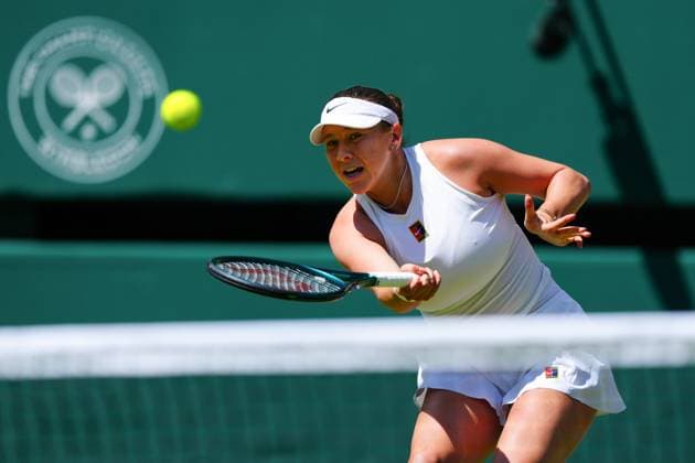 Amanda Anisimova during her semi final match Wimbledon Tennis Championships, Day 11, The All England Lawn Tennis and Croquet Club, London, UK - 10 Jul 2025London The All England Lawn Tennis and United Kingdom  Copyright: xJavierxGarcia Shutterstockx 15390589ad