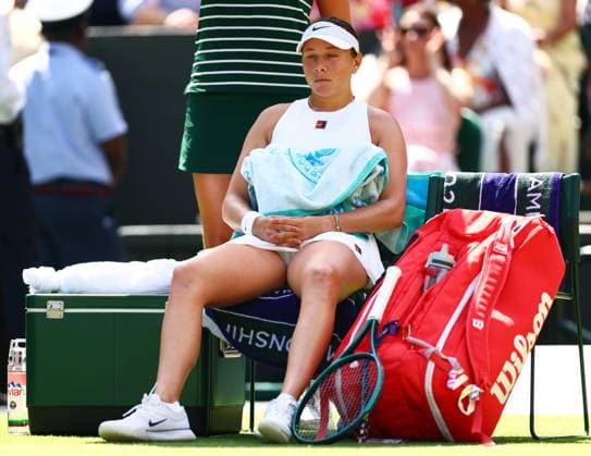 Amanda Anisimova during her semi final match Wimbledon Tennis Championships, Day 11, The All England Lawn Tennis and Croquet Club, London, UK - 10 Jul 2025London The All England Lawn Tennis and United Kingdom  Copyright: xJamesxMarsh Shutterstockx 15390590ak