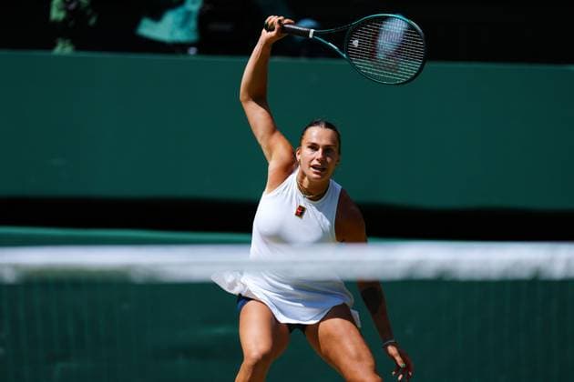 Aryna Sabalenka during her semi final match Wimbledon Tennis Championships, Day 11, The All England Lawn Tennis and Croquet Club, London, UK - 10 Jul 2025London The All England Lawn Tennis and United Kingdom  Copyright: xJavierxGarcia Shutterstockx 15390589az