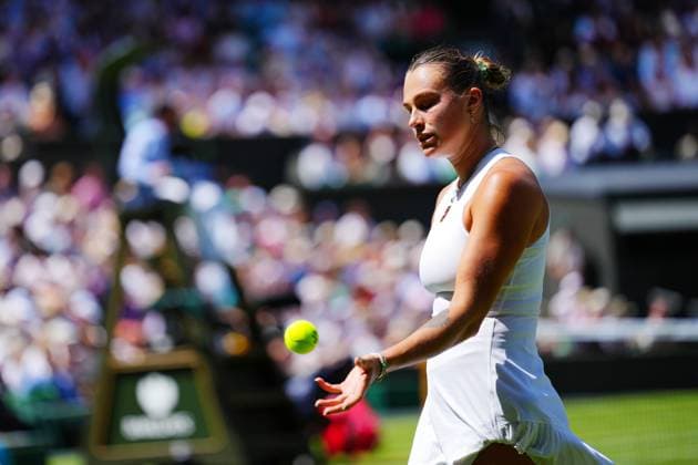 Aryna Sabalenka during her semi final match Wimbledon Tennis Championships, Day 11, The All England Lawn Tennis and Croquet Club, London, UK - 10 Jul 2025London The All England Lawn Tennis and United Kingdom  Copyright: xJavierxGarcia Shutterstockx 15390589bo