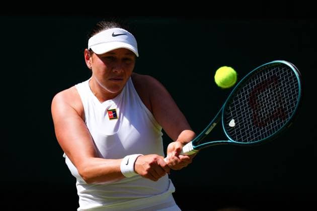 Amanda Anisimova during her semi final match Wimbledon Tennis Championships, Day 11, The All England Lawn Tennis and Croquet Club, London, UK - 10 Jul 2025London The All England Lawn Tennis and United Kingdom  Copyright: xJavierxGarcia Shutterstockx 15390589dh