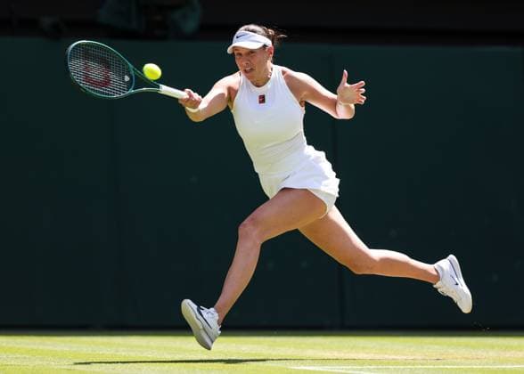 Amanda Anisimova, Ladies Singles, Ladies Singles Tennis Wimbledon 2025 Grand Slam ITF ATP WTA AELTC London Great Britain 10 July 2025 Copyright: xJuergenxHasenkopfx