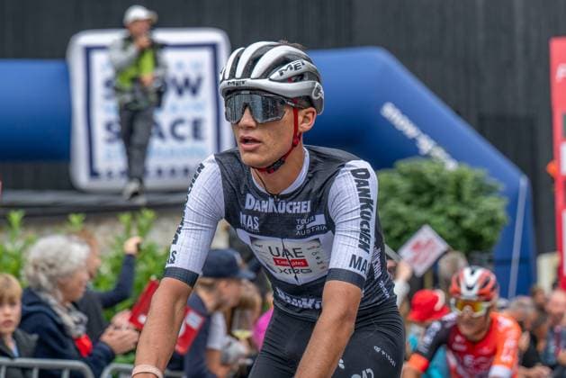 CYCLING - Tour of Austria 2025 SANKT JOHANN,AUSTRIA,10.JUL.25 - CYCLING - Tour of Austria, stage 2, Bischofshofen - Sankt Johann Alpendorf. Image shows Isaac Del Toro Romero (MEX UAE Team Emirates XRG).  GEPAxpictures xWolfgangxKofler