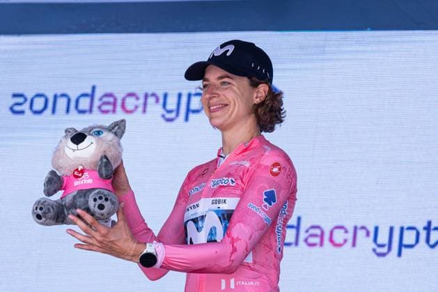 CICLISMO - Giro d Italia - Giro d Italia Women - Stage 5 - Mirano Monselice Marlene Reusser keeps the Pink Jersey after 5th stage during Giro d Italia Women - Stage 5 - Mirano Monselice, Giro d Italia race in Monselice, Italy, July 10 2025 Monselice Italy  Copyright: xIPAxSport ABACAx