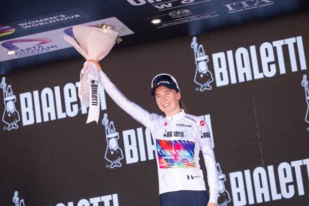 CICLISMO - Giro d Italia - Giro d Italia Women - Stage 5 - Mirano Monselice Antonia Niedermaier Keeps the White Jersey during Giro d Italia Women - Stage 5 - Mirano Monselice, Giro d Italia race in Monselice, Italy, July 10 2025 Monselice Italy  Copyright: xIPAxSport ABACAx