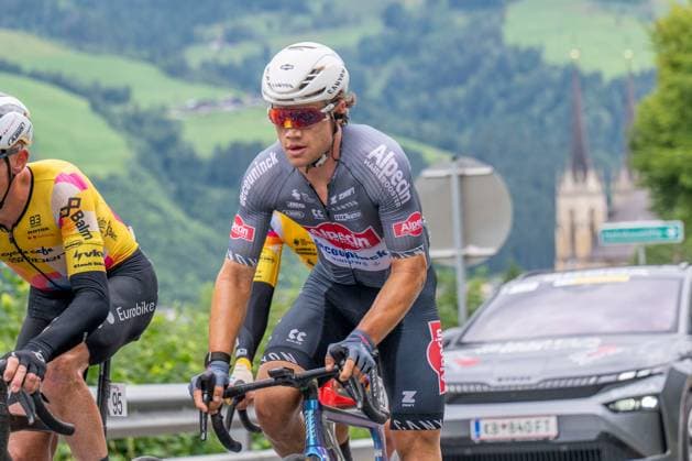 CYCLING - Tour of Austria 2025 SANKT JOHANN,AUSTRIA,10.JUL.25 - CYCLING - Tour of Austria, stage 2, Bischofshofen - Sankt Johann Alpendorf. Image shows Jensen Plowright (AUS Alpecin-Deceuninck).  GEPAxpictures xWolfgangxKofler